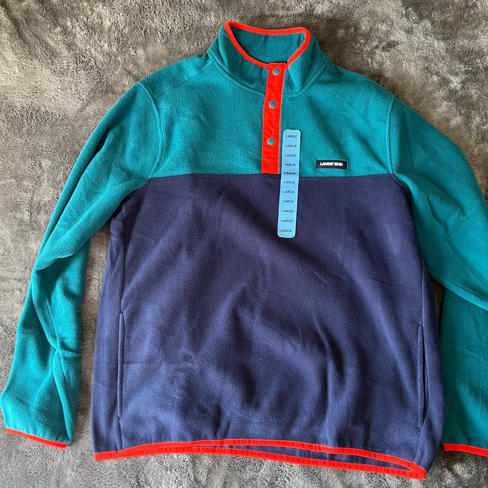 Men’s Pullover Button Up Jacket